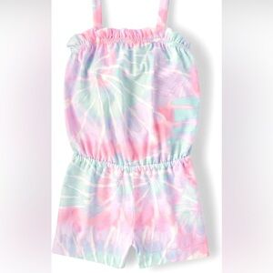 Pastel Tie-Dye Strapless Dress